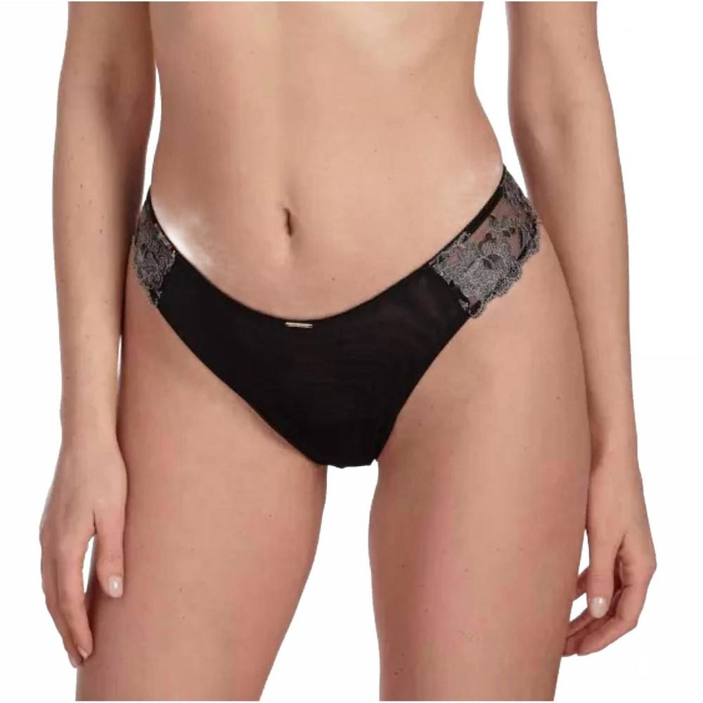NEW AJOUR women's sensual thongs in black